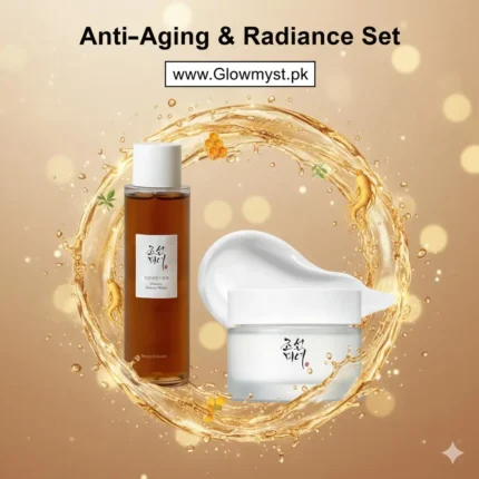Anti-Aging & Radiance Set Ginseng Essence Water & Dynasty Cream for Royal Glow