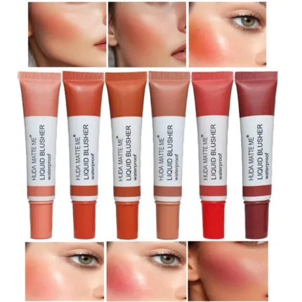 Huda Matte me 1 Pcs Liquid Blusher Waterproof 15ml