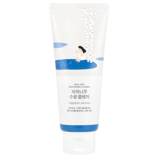 Round Lab Birch Juice Sun Cream 50ml tube packaging on display at GlowMyst