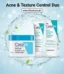 CeraVe Acne Texture Control Duo skincare set on display