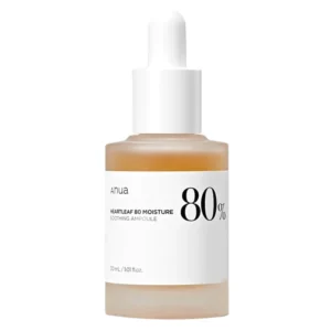 Anua Heartleaf Ampoule 30ml bottle for soothing and moisturizing skin care