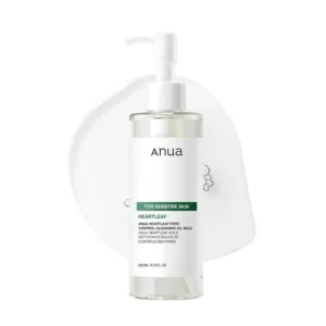 Anua Heartleaf Cleansing Oil bottle for daily pore care
