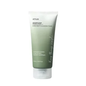 Anua Heartleaf Cleansing Foam for deep pore care in Pakistan