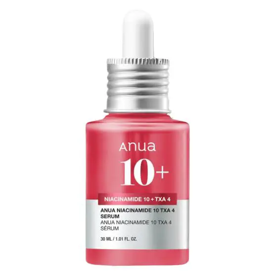 Anua-Niacinamide-10-TXA-4-Serum-30-ml-1.webp Anua Niacinamide 10% Serum bottle on display at GlowMyst Pakistan