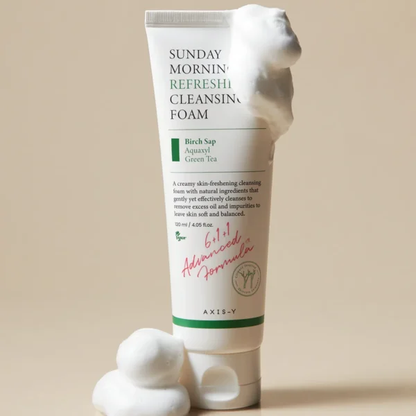 Axis Y Sunday Morning Cleansing Foam 120ml tube front view
