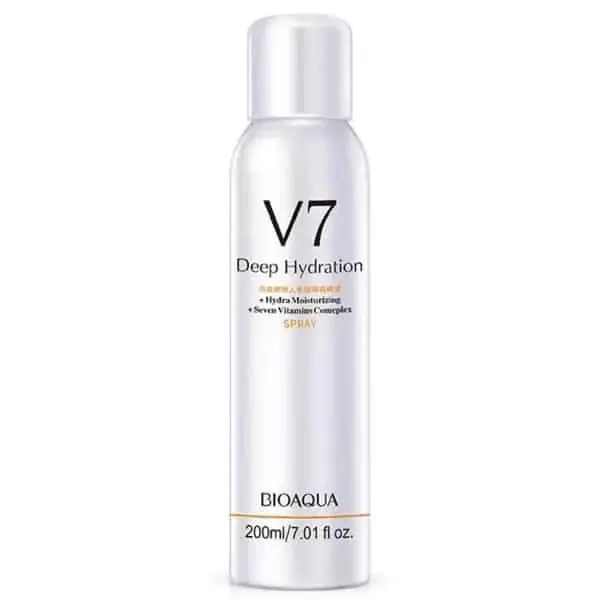 BIOAQUA V7 Whitening Spray 200ml bottle for deep hydration and bright skin