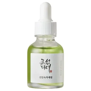 Beauty Calming Green Tea Serum bottle packaging