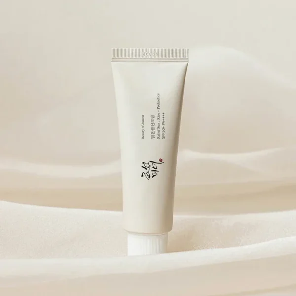 Beauty of Joseon Rice Sunscreen tube on a clean surface