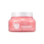 Bioaqua Peach Body Scrub jar for smooth and radiant skin