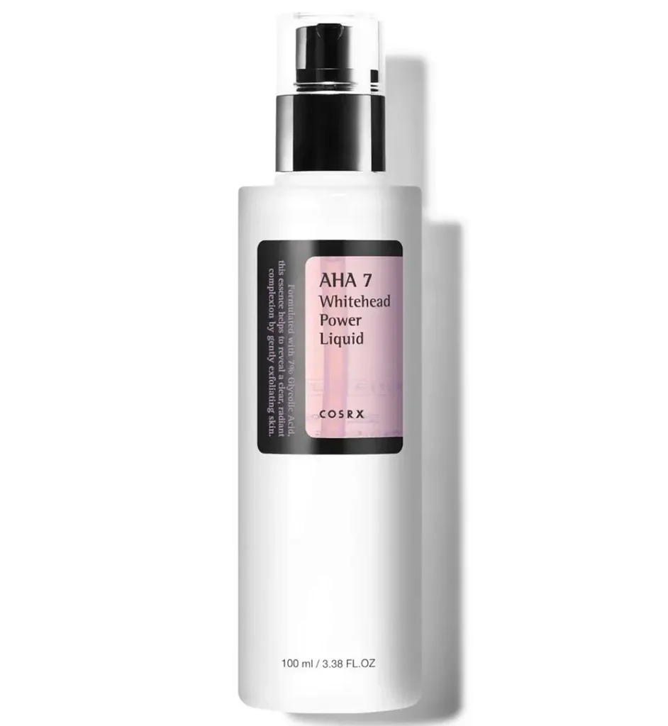 COSRX AHA 7 Whitehead Power Liquid 100ml bottle on GlowMyst