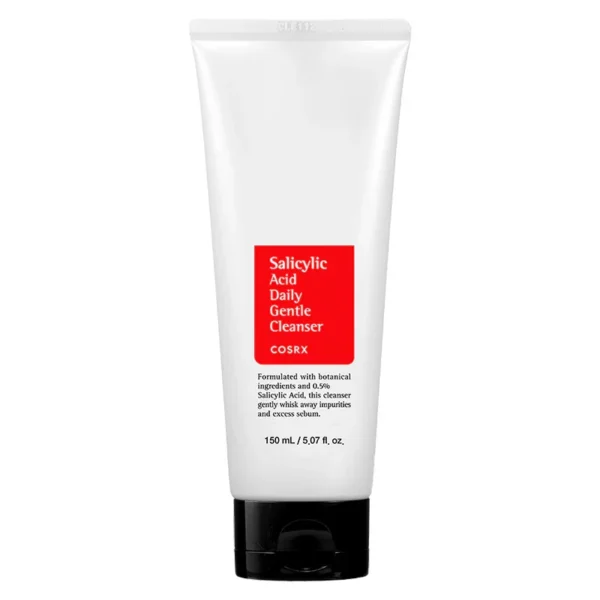 COSRX Salicylic Acid Cleanser tube 150ml on display at GlowMyst
