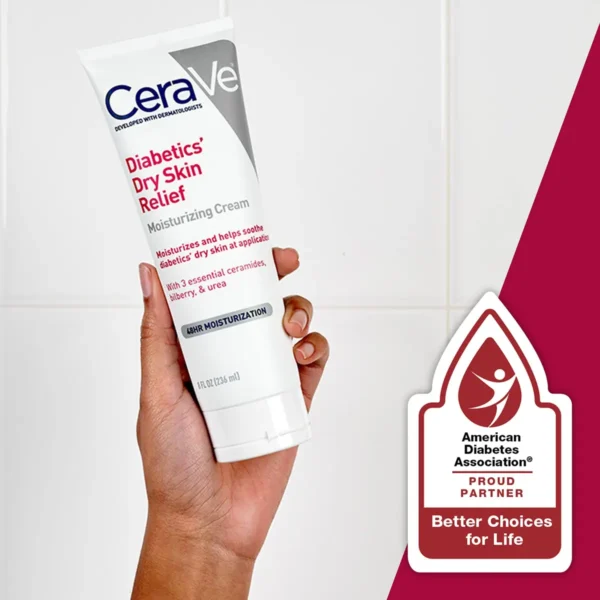 CeraVe Diabetics Dry Skin Cream 236ml bottle from GlowMyst Pakistan