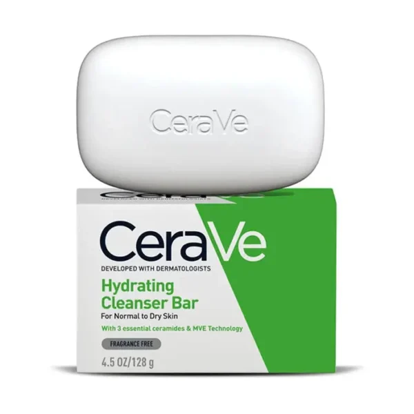 CeraVe Hydrating Cleanser Bar 128g for dry skin
