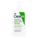 CeraVe Hydrating Cream-to-Foam Cleanser 237ml bottle on display at GlowMyst