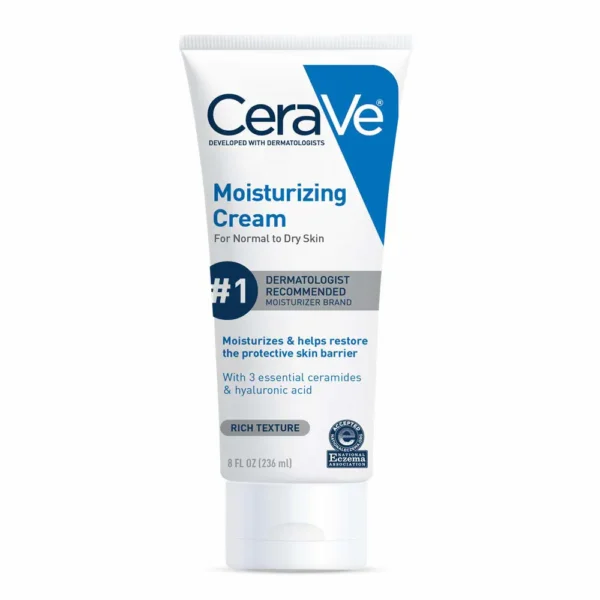 CeraVe Moisturizing Cream for Normal to Dry Skin 236ml jar from GlowMyst
