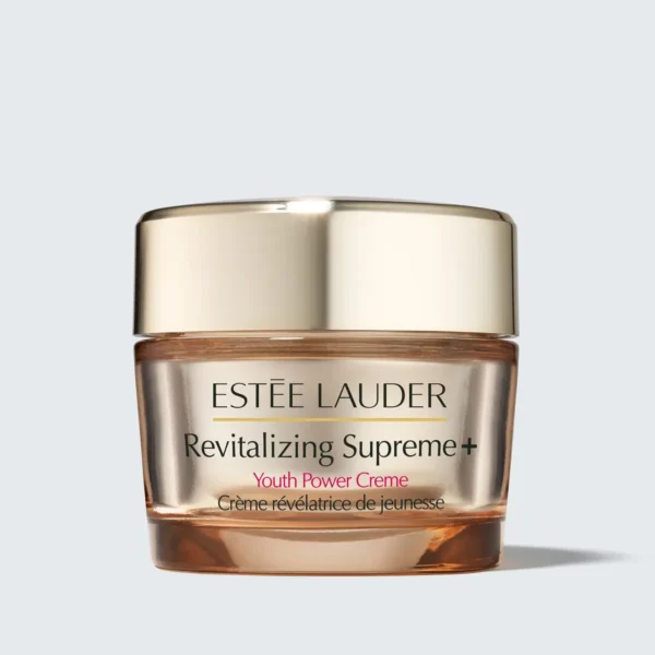 Estee Lauder Youth Power Cream jar displayed on a clean surface