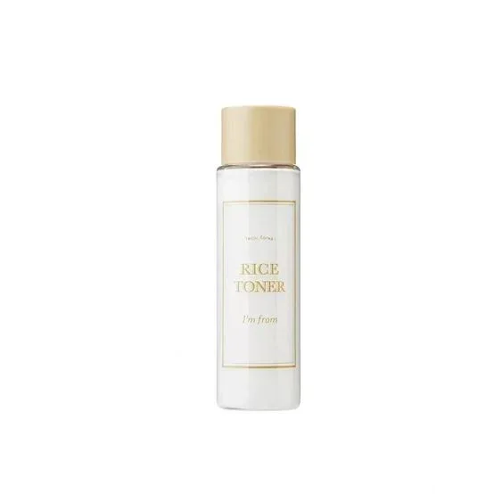 I'm From Rice Toner 100 ml bottle on display from GlowMyst