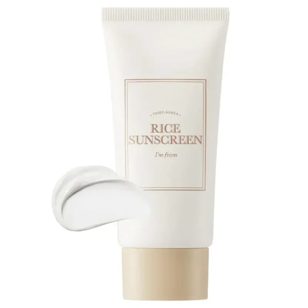 I'm From Rice Sunscreen SPF50+ PA++++ 50ml tube from GlowMyst