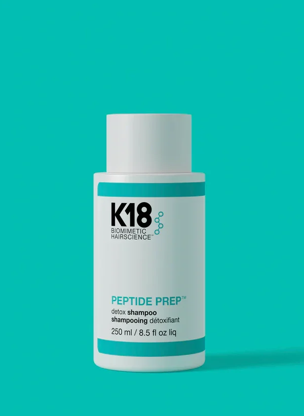 K18-Peptide-Prep-Detox-Hair-Shampoo-250ml.webp K18 Detox Hair Shampoo 250ml bottle available at GlowMyst