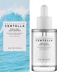 Skin1004 Hyalu-Cica First Ampoule bottle on a clean surface