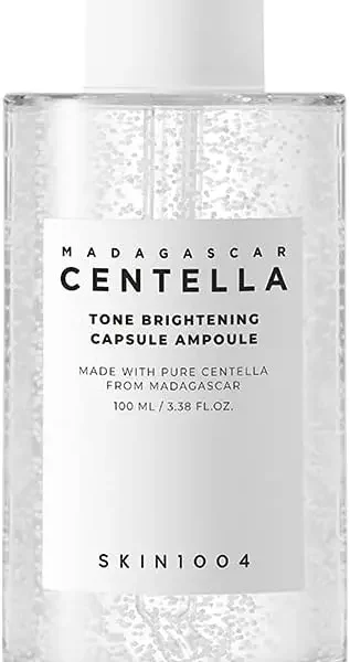 Madagascar Centella Tone Brightening Ampoule bottle with capsules