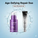 Medicube Age-Defying Repair Duo skincare set displayed on a clean surface