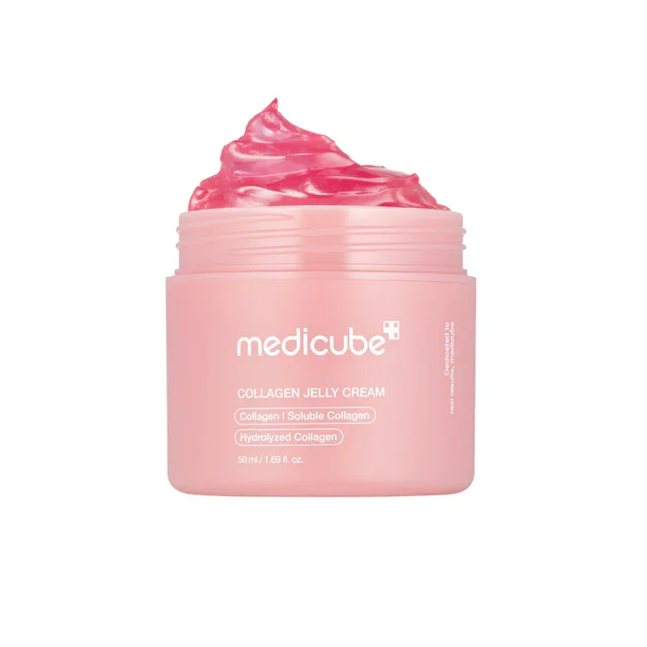 Medicube-Collagen-Jelly-Face-Cream-110-ml.webp Medicube Collagen Jelly Face Cream jar for skin hydration