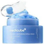 Medicube Hyaluronic Acid Capsule Cream 55g jar on display