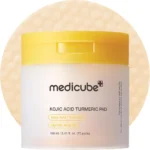 Medicube Kojic Acid Toner Pads jar displayed on a clean background