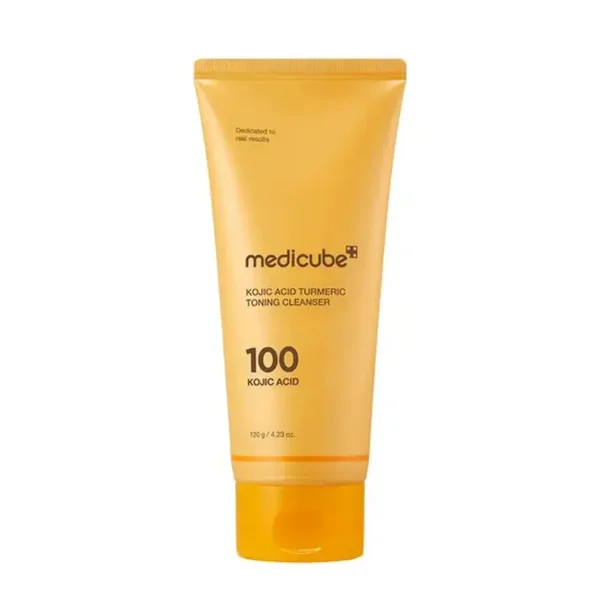 Medicube Kojic Acid Cleanser 120g tube front view for daily skincare