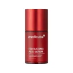 Medicube Succinic Acid Serum bottle on display
