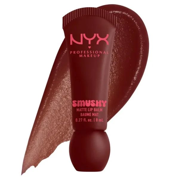 NYX Smushy Matte Lip Balm 8 ml tube displayed on a clean surface