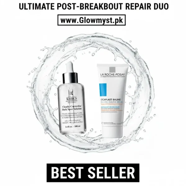 Post-Acne & Repair Bundle La Roche-Posay Cicaplast Baume B5+ & Kiehls Clearly Corrective Dark Spot Solution