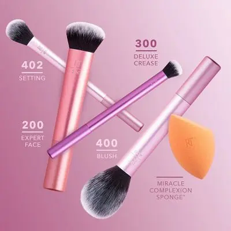 Real Techniques Brush Set – Professional Makeup Brushes for Flawless Application Real Techniques Brush Set for flawless makeup application