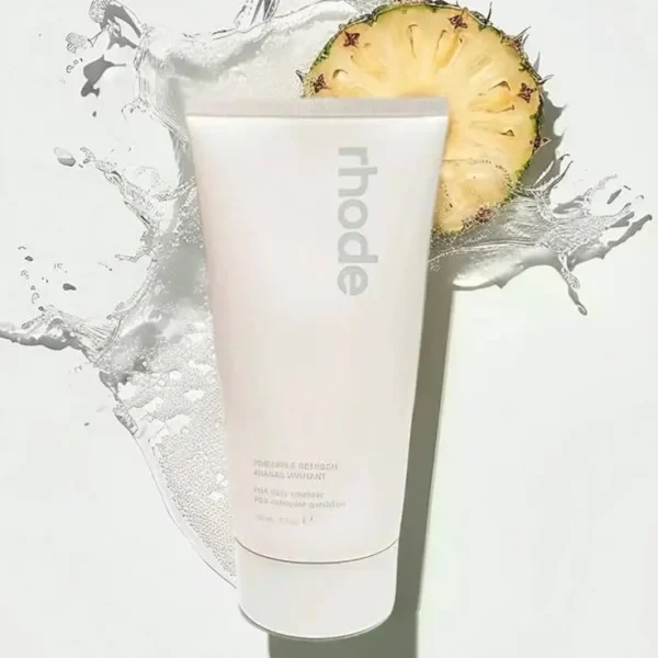 Rhode Pineapple Refresh Cleanser bottle on display at GlowMyst