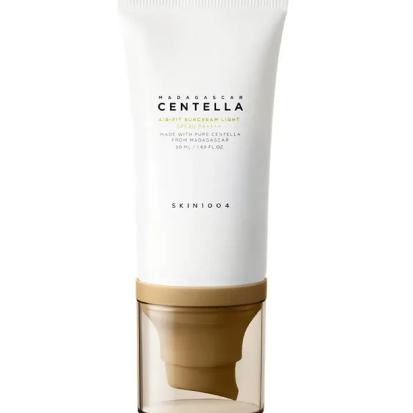 Skin1004 Centella Suncream bottle displayed for daily skincare routines in Pakistan