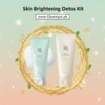 Skin Brightening Detox Kit Green Plum Cleanser and Apricot Gel