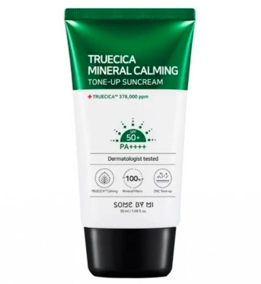 Some-By-Mi-Truecica-Mineral-Calming-Tone-Up-Suncream-SPF-50-PA-50-ml.webp Some By Mi Truecica Suncream tube 50ml bottle for daily use