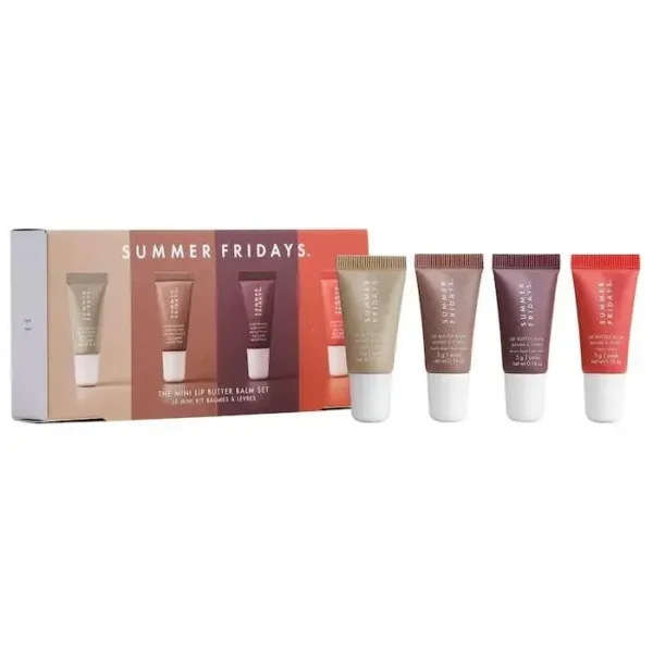 Summer Fridays Lip Balm Set travel size mini balms on GlowMyst