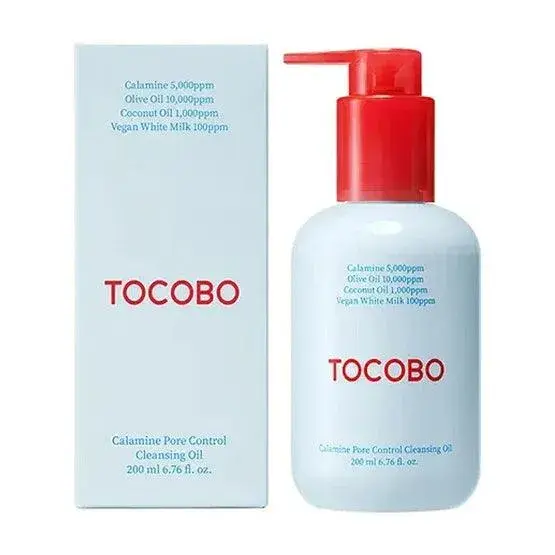 TOCOBO Calamine Cleansing Oil bottle for pore control and sebum management