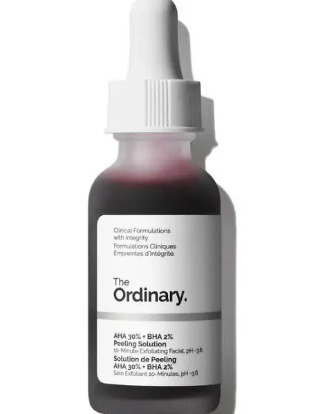 The Ordinary Peeling Solution bottle for skincare routines