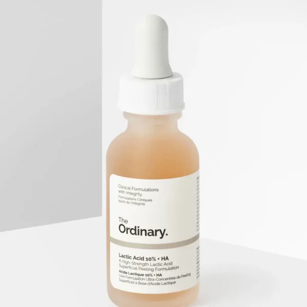 The Ordinary Lactic Acid Serum bottle on display
