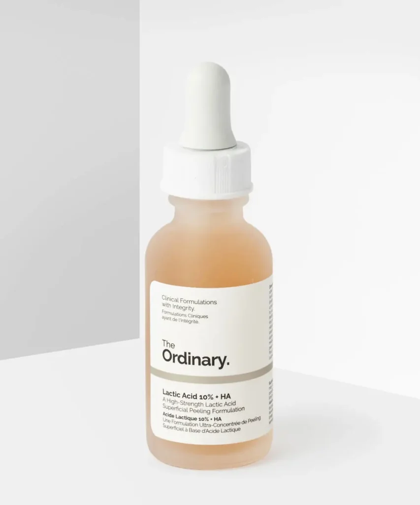 The Ordinary Lactic Acid Serum bottle on display