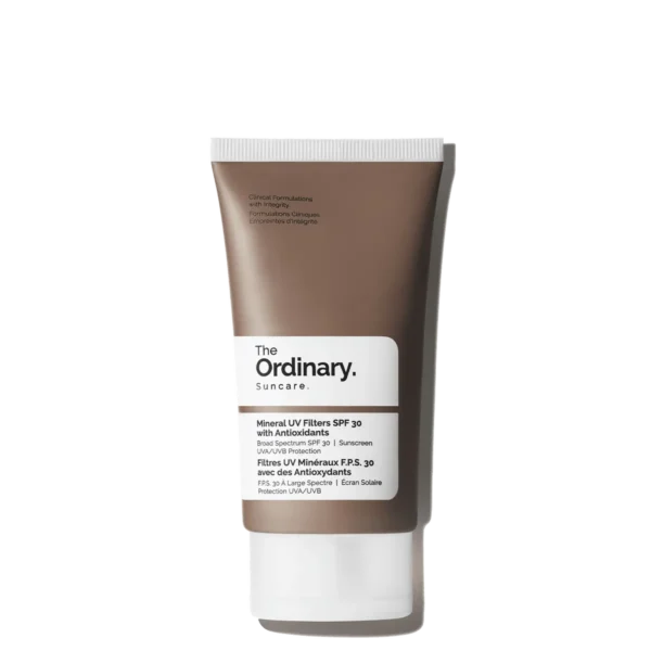 The Ordinary Mineral SPF 30 50ml bottle for daily sun protection