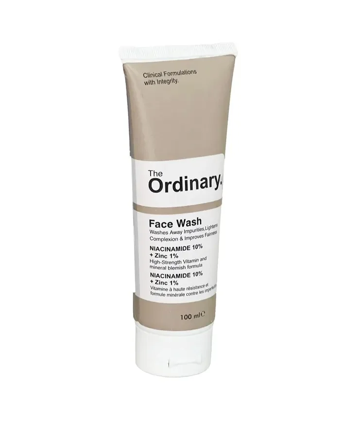 The-Ordinary-Niacinamide-Facewash-Face-wash-100-ml.webp The Ordinary Niacinamide Face Wash bottle on display at GlowMyst