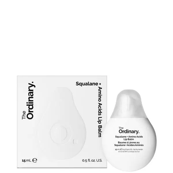 The Ordinary Squalane Lip Balm tube for daily lip care