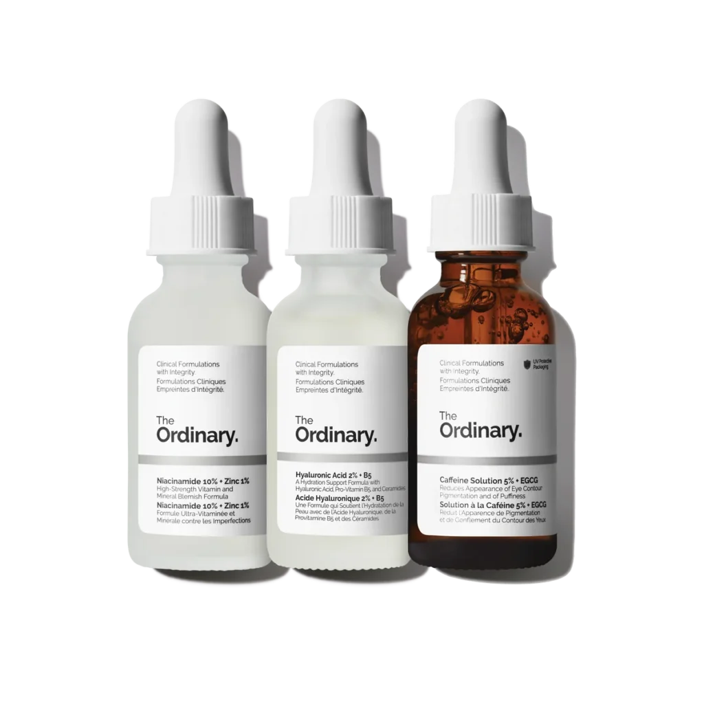 The Ordinary Most Loved Set skincare products available at GlowMyst Pakistan