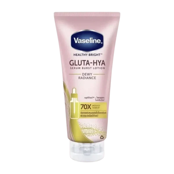 Vaseline Gluta-Hya Dewy Radiance 300ml bottle for radiant skin