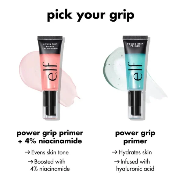 Elf Power Grip Primer gel texture tube on GlowMyst Pakistan