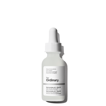 The Ordinary Niacinamide Serum 30ml bottle against a clean background